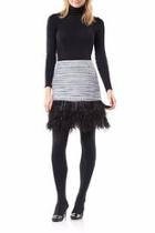  Metallic Tweed Skirt