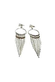  Rhinestone Hoop Tassels