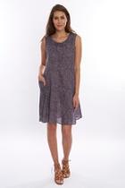  Gemetric Print Sundress