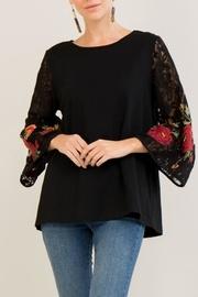  Black Embroidered T-shirt