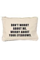  Worry Eyebrow Zip-pouch