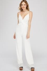  Twist Front Jumpsuit