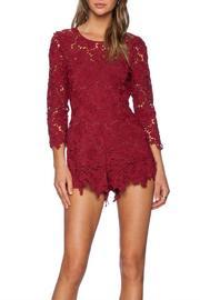 Peony Romper Wine