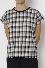  Checked Pattern Blouse
