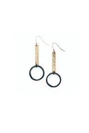  Bar And Hoop Earrings