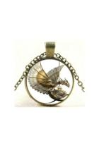  Dragon Cabochon-glass Necklace