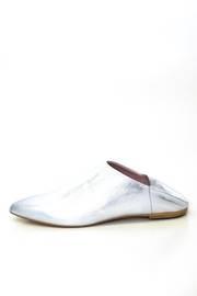  Silver Leather Slide