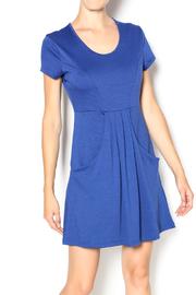  Pleated T-shirt Dress