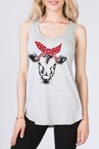  Cow Graphic Tee