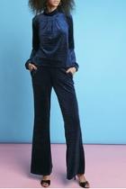  Velvet Zigzag Trousers