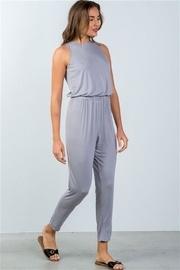  Open-back Jumpsuit Grey