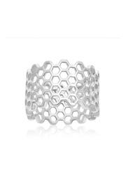  Sterling Honeycomb Ring
