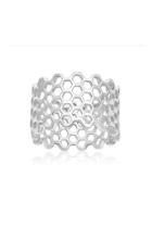  Sterling Honeycomb Ring