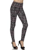  Aztec-elephant Brushed Legging