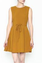  Waisted Flare Dress