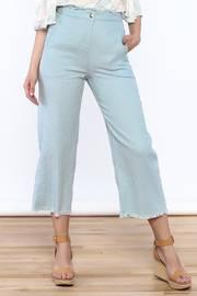  Woven Blue Pants