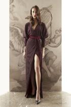  Tricot Wrap Gown