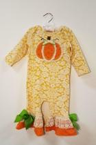  Harvest Pumpkin Romper