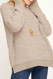  Long Sleeve Fuzzy Sweater Top