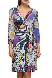  Mosaic Wrap Dress