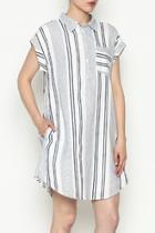  Multicolored Stripe Dress