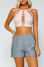  Cut-out Crop Top