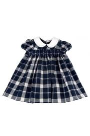  Check Smocked Dress