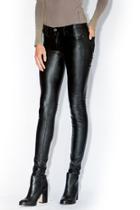  Blacked Out Faux Leather Pants