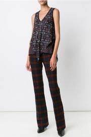  V Neck Handkerchief Tank