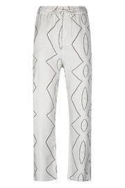  High-waist Silk Pants