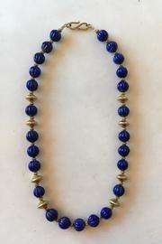 Lapis Gold Necklace