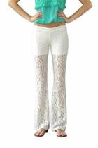  White Lace Pants