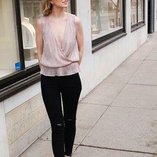  Rose Metallic Top
