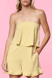  Golden Strapless Romper