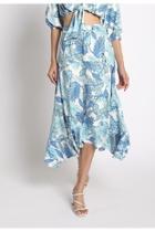  Ruffle Midi Skirt