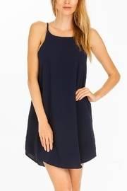 Crepe Square Neck Dress