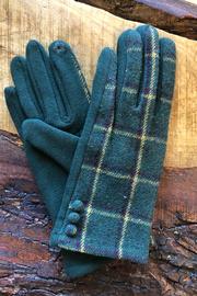  Plaid Texting Gloves