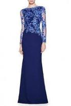  Blue Long Sleeve Gown