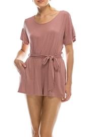  Mauve Tie Romper