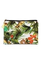  Tropical-print Cosmetic Bag