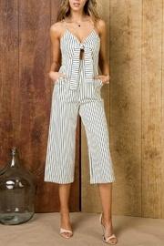  Self-tie Midi Jumpsuit