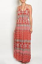  Maxi Red Dress
