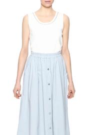  Cream Knit Tank