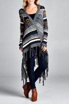  Multi Striped Cardigan
