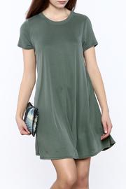  Open Back Swing Dress