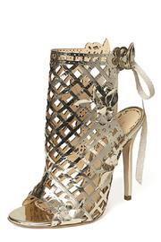  Leather Gold Shoe
