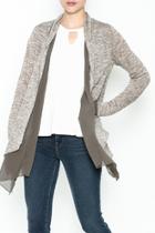 Double Layer Cardigan