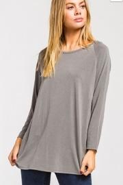  Grey Criss-cross Back-top