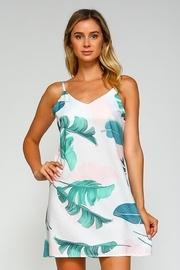  Tropical Print Mini-dress