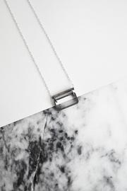  Tube Rectangle Necklace